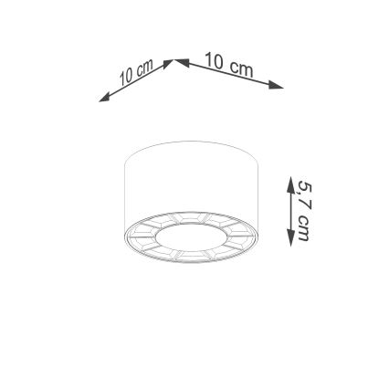 LED-Strahler DIO LED/10W/230V weiß