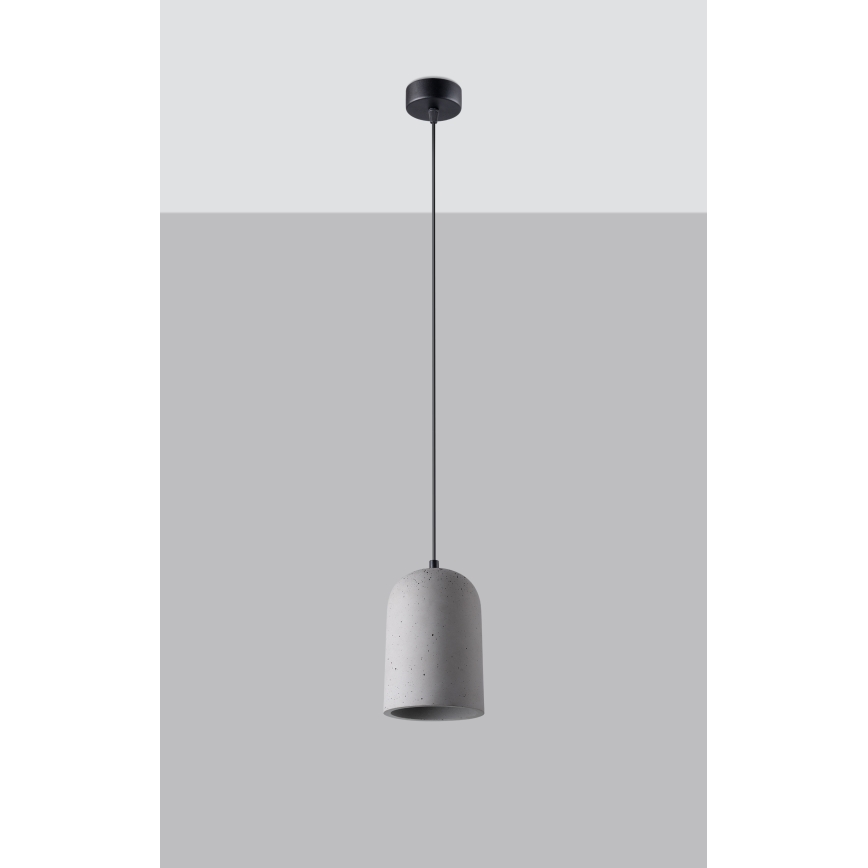 Hängeleuchte an Schnur NIMIS 1xE27/15W/230V Beton