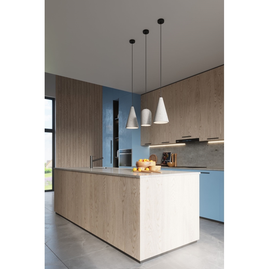 Hängeleuchte an Schnur NIMIS 1xE27/15W/230V Beton