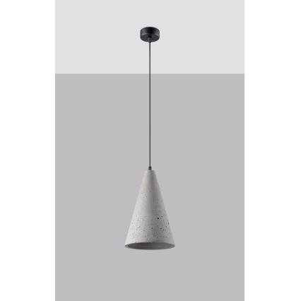 Hängeleuchte an Schnur LOGE 1xE27/15W/230V Beton