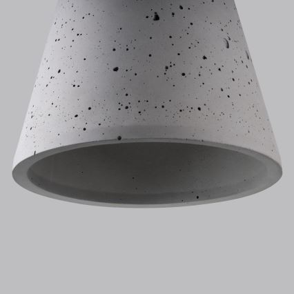 Hängeleuchte an Schnur LOGE 1xE27/15W/230V Beton