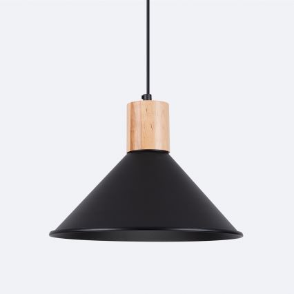 Hängeleuchte JAGA 1xE27/15W/230V d 30 cm schwarz