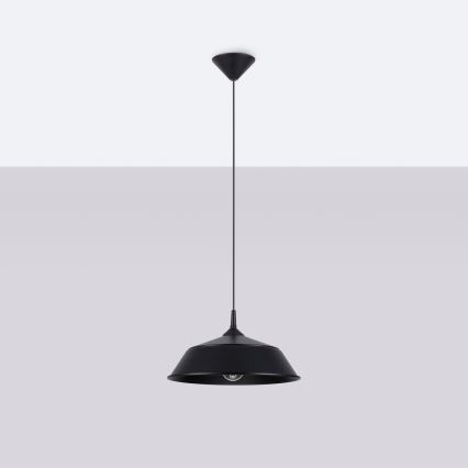Hängeleuchte FRIKA 1xE27/15W/230V d 34 cm schwarz