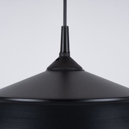 Hängeleuchte FRIKA 1xE27/15W/230V d 34 cm schwarz