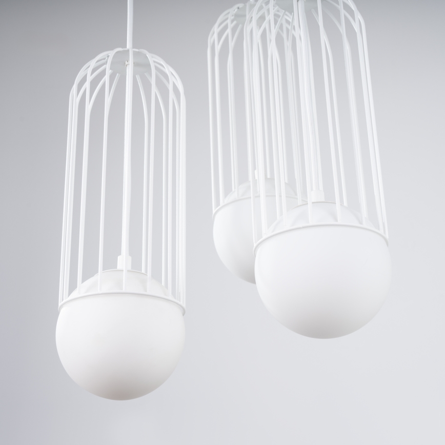 Hängeleuchte an Schnur BRINA 3xG9/8W/230V weiß