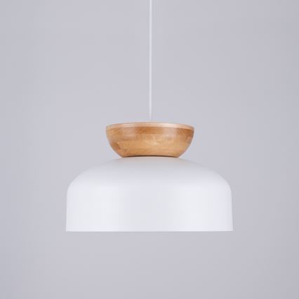 Hängeleuchte MARION 1xE27/15W/230V d 29,5 cm weiß