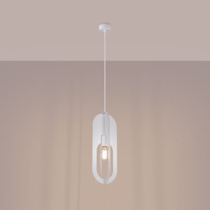 Hängeleuchte an Schnur NICUS 1xE27/15W/230V weiß