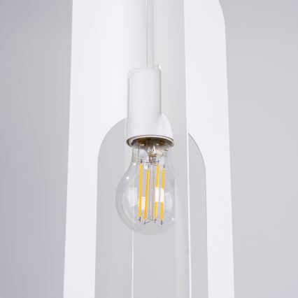 Hängeleuchte an Schnur NICUS 1xE27/15W/230V weiß