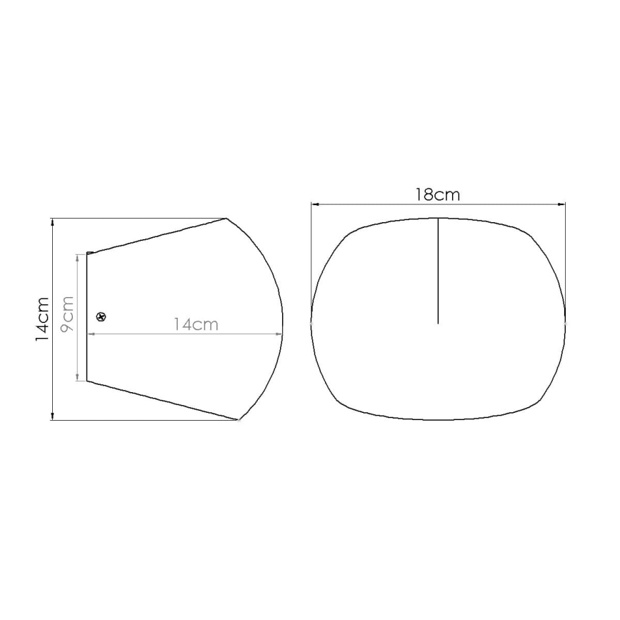 Wandleuchte GLOBE 2xG9/8W/230V Beton/Grau