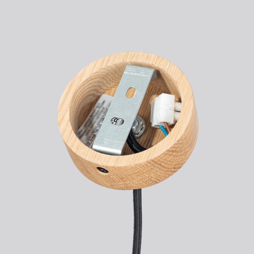 Pendelleuchte mit Kabelaufhängung MAB 1xE27/15W/230V Ø 22 cm Beton/Grau