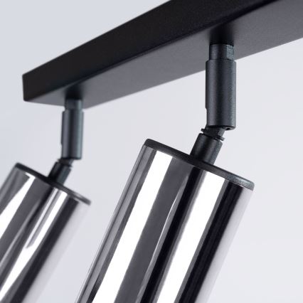 Strahler WINX 3xGU10/10W/230V schwarz/glänzendes Chrom