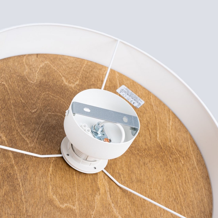 Deckenleuchte TELESTO 1xE27/15W/230V d 35 cm weiß/beige