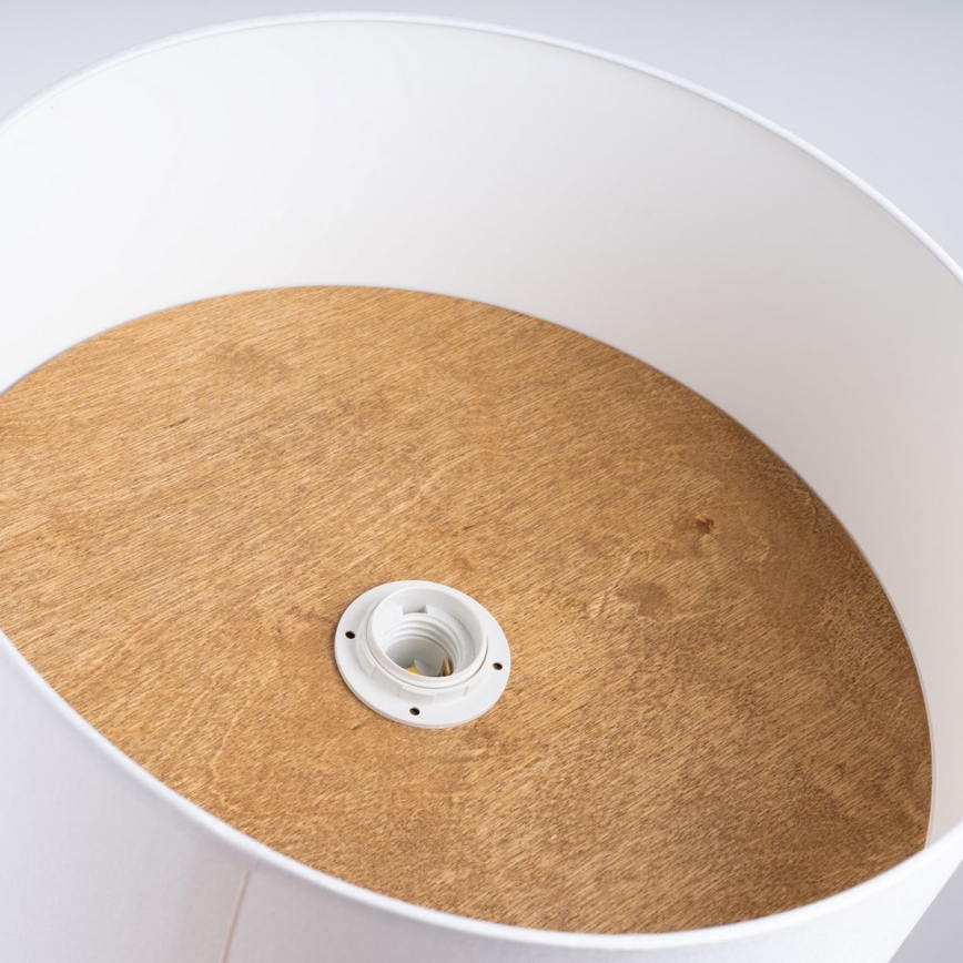 Deckenleuchte TELESTO 1xE27/15W/230V d 35 cm weiß/beige