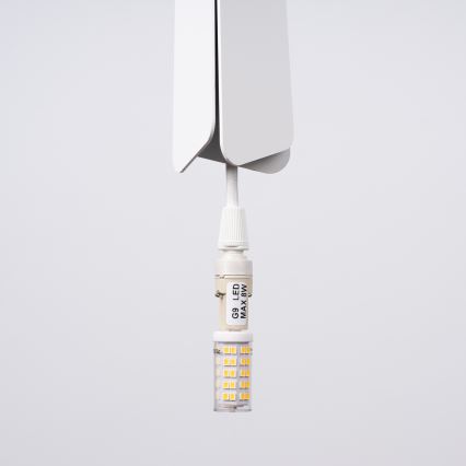 Hängeleuchte an Schnur PRYSM 3xG9/8W/230V weiß