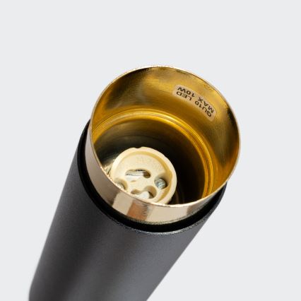 Strahler NERO 1xGU10/10W/230V 12,5 cm schwarz/golden
