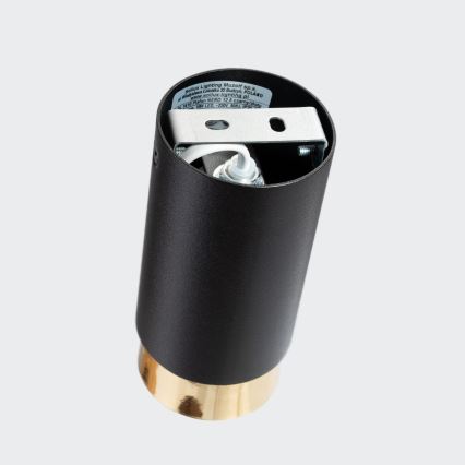 Strahler NERO 1xGU10/10W/230V 12,5 cm schwarz/golden