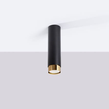 Strahler NERO 1xGU10/10W/230V 22,5 cm schwarz/golden