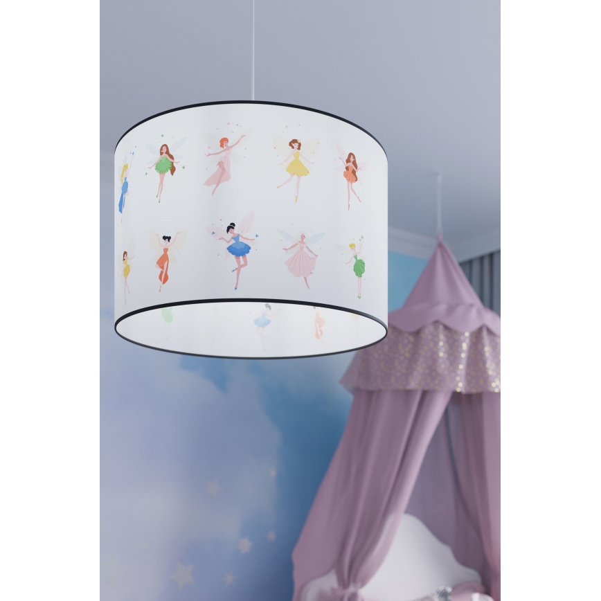 Kinder-Hängeleuchte FAIRY 1xE27/15W/230V d 30 cm Fee