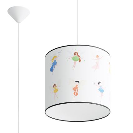 Kinder-Hängeleuchte FAIRY 1xE27/15W/230V d 30 cm Fee