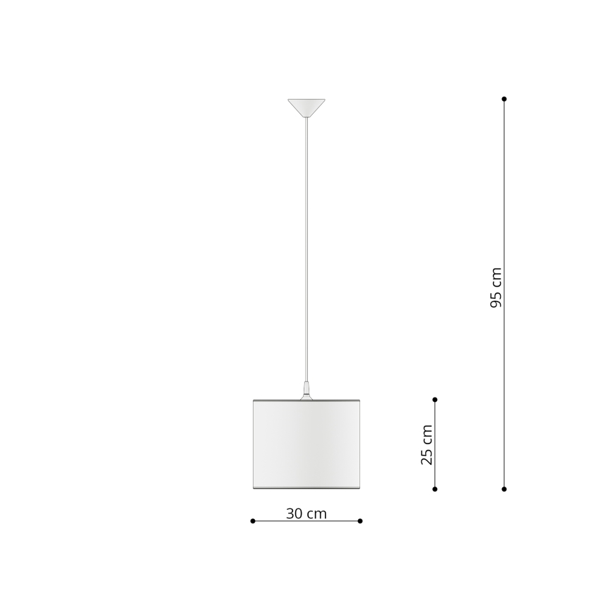 Kinder-Hängeleuchte FAIRY 1xE27/15W/230V d 30 cm Fee