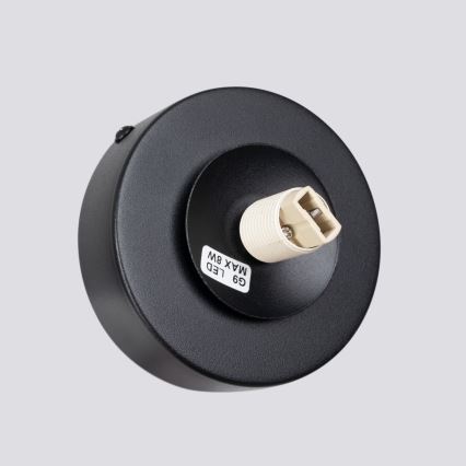 Wandleuchte YOLI 1xG9/8W/230V schwarz