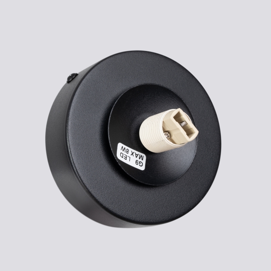 Wandleuchte YOLI 1xG9/8W/230V schwarz