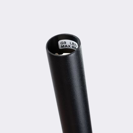 Hängeleuchte BLISS 1xG9/8W/230V schwarz