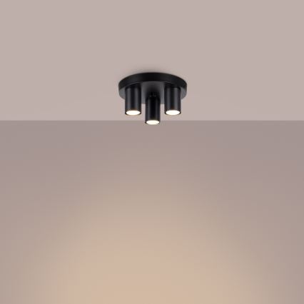 Strahler LAGOS 3xGU10/10W/230V schwarz