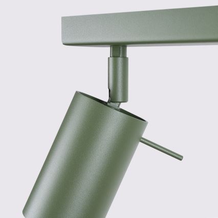 Strahler RING 3xGU10/10W/230V grün