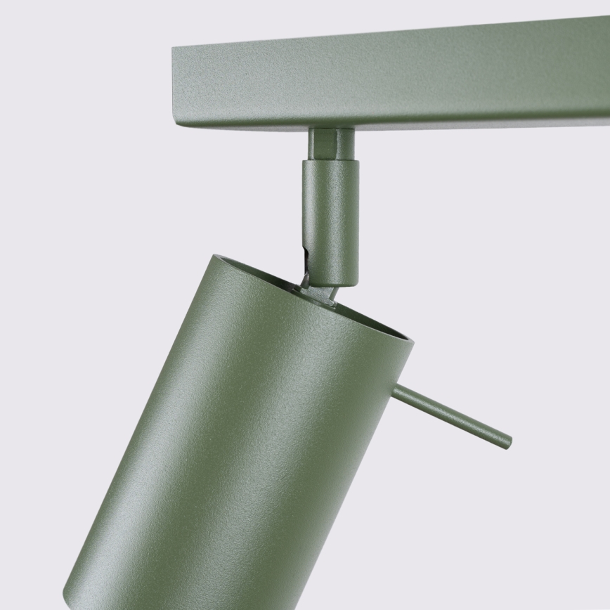 Strahler RING 4xGU10/10W/230V grün