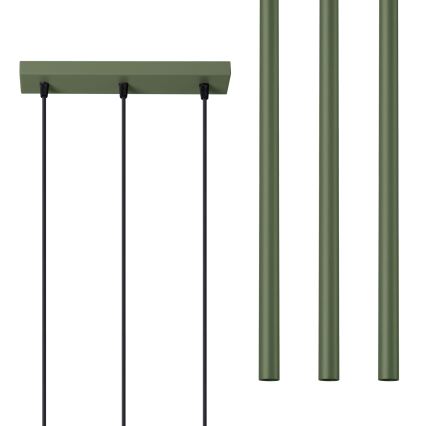 Hängeleuchte PASTELO 3xG9/8W/230V grün