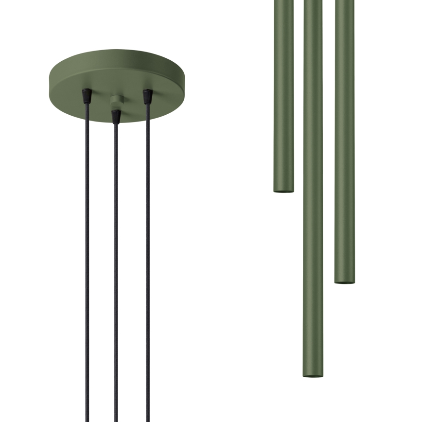 Hängeleuchte PASTELO 3xG9/8W/230V grün