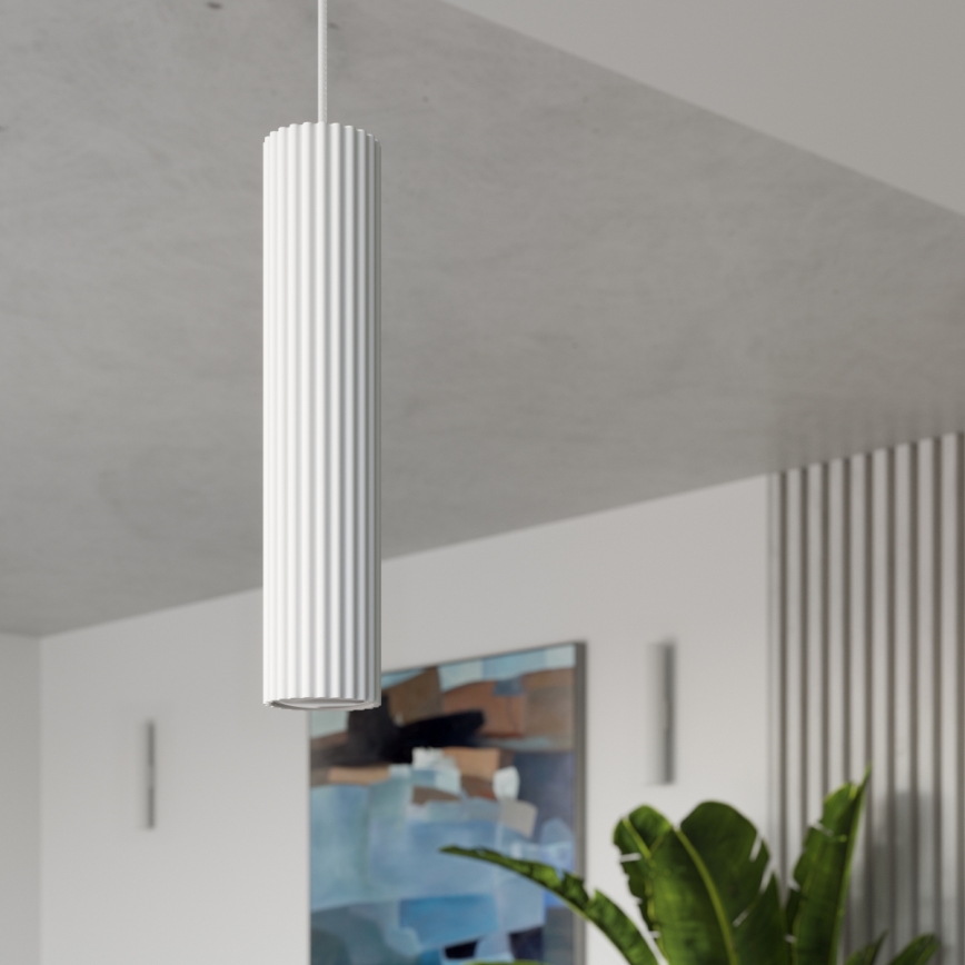 Hängeleuchte KARBON 1xGU10/10W/230V weiß