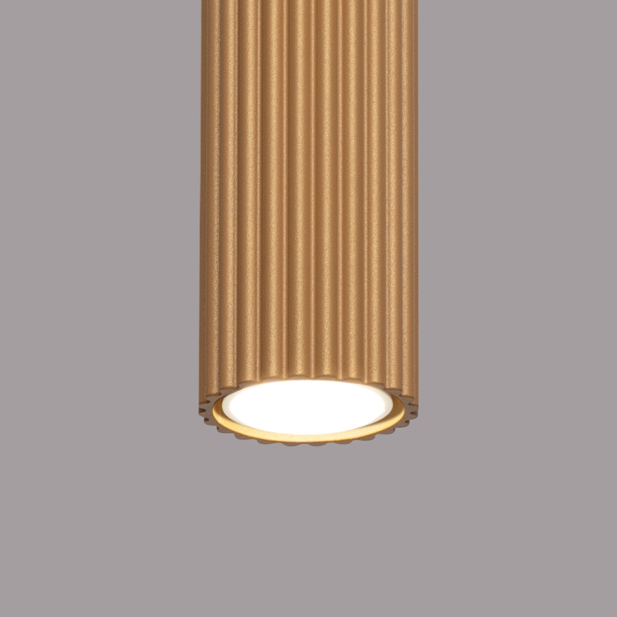 Strahler KARBON 1xGU10/10W/230V 10 cm golden