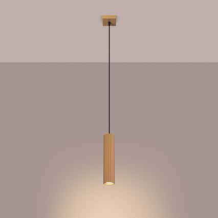 Hängeleuchte KARBON 1xGU10/10W/230V golden
