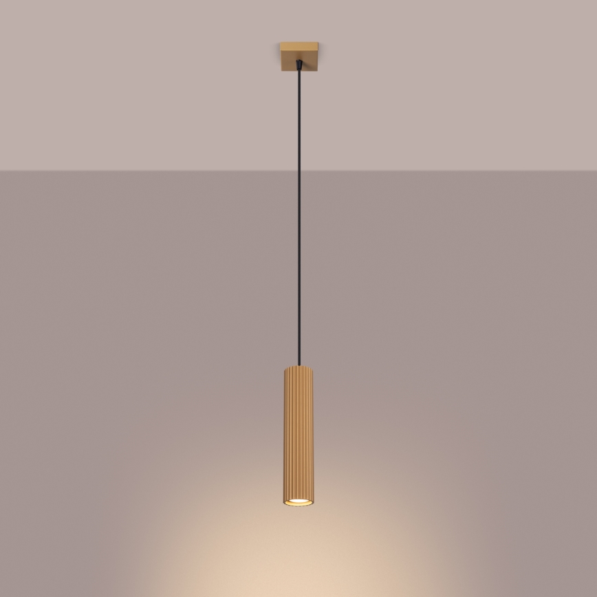 Hängeleuchte KARBON 1xGU10/10W/230V golden