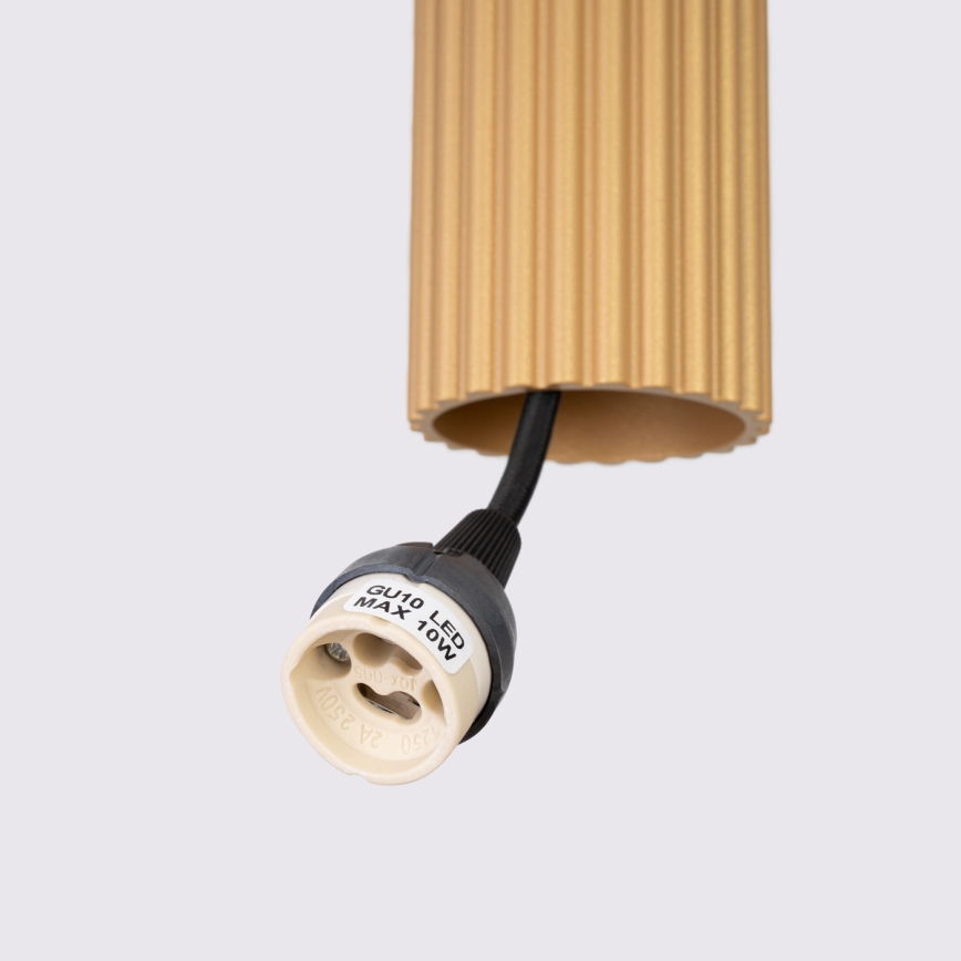 Hängeleuchte KARBON 1xGU10/10W/230V golden