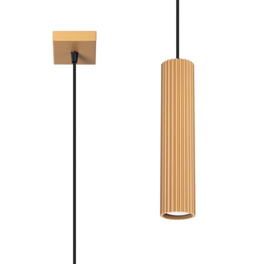 Hängeleuchte KARBON 1xGU10/10W/230V golden
