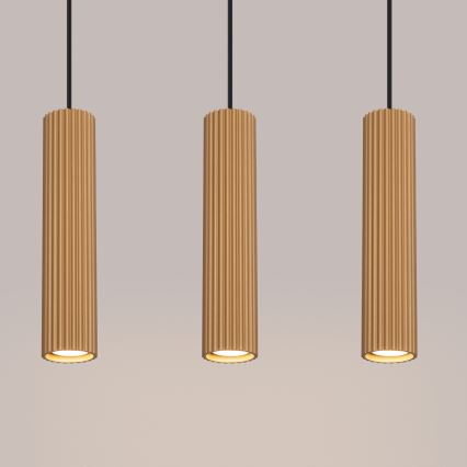 Hängeleuchte KARBON 3xGU10/10W/230V golden