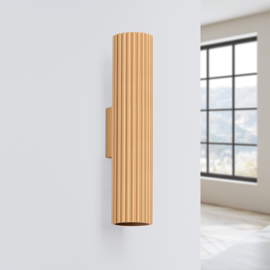 Wandleuchte KARBON 2xGU10/10W/230V golden