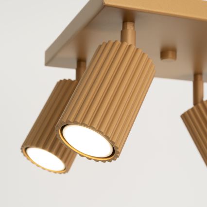 Strahler KARBON 4xGU10/10W/230V golden