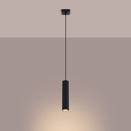 Hängeleuchte KARBON 1xGU10/10W/230V schwarz