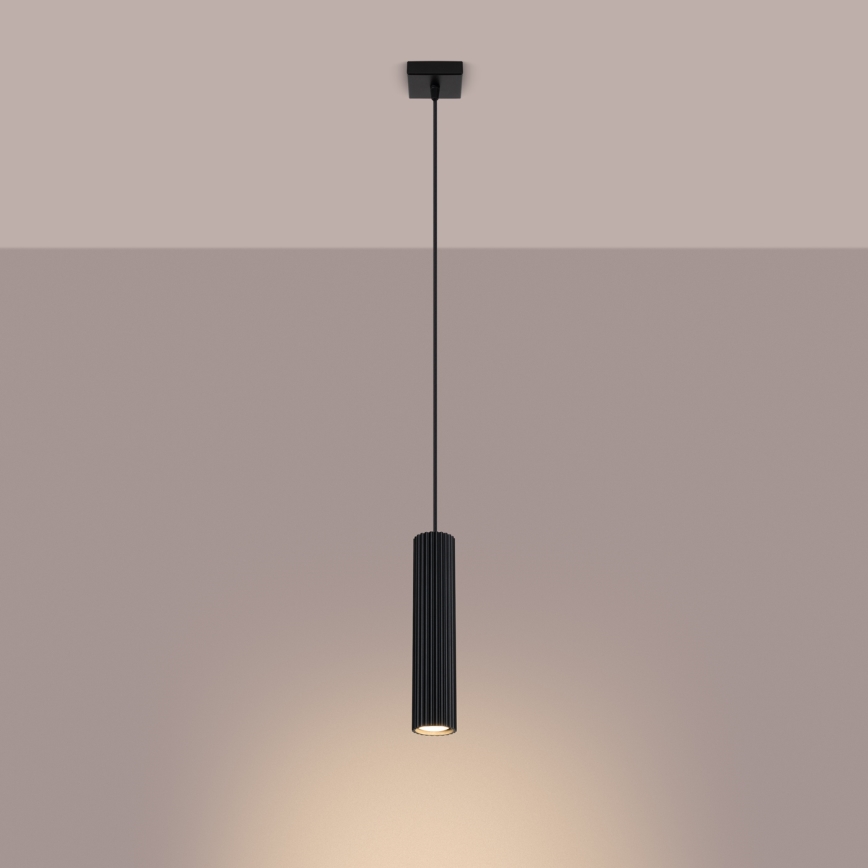 Hängeleuchte KARBON 1xGU10/10W/230V schwarz