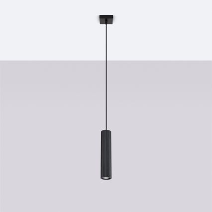 Hängeleuchte KARBON 1xGU10/10W/230V schwarz
