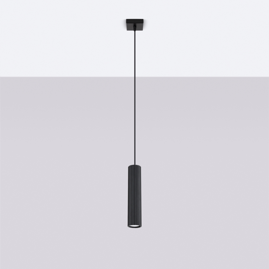 Hängeleuchte KARBON 1xGU10/10W/230V schwarz