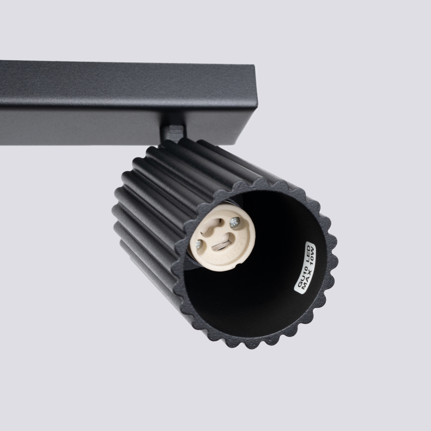Strahler KARBON 6xGU10/10W/230V schwarz