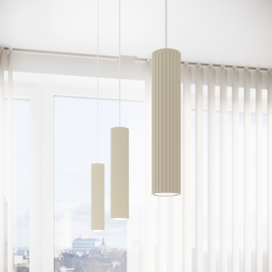 Hängeleuchte KARBON 1xGU10/10W/230V cremefarben