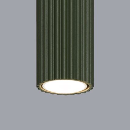 Strahler KARBON 1xGU10/10W/230V 20 cm grün