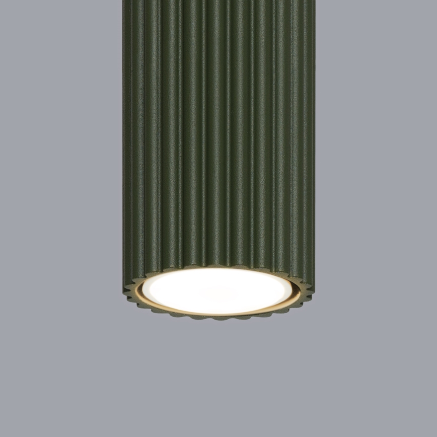 Strahler KARBON 1xGU10/10W/230V 20 cm grün
