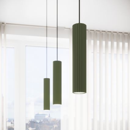 Hängeleuchte KARBON 1xGU10/10W/230V grün